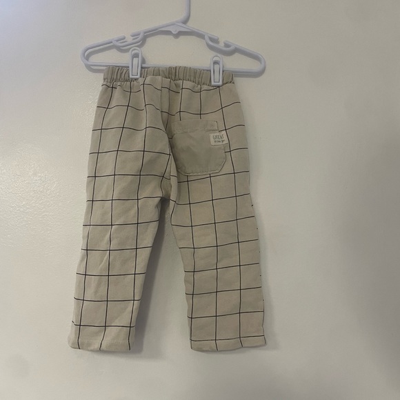 Zara Grid Toddler Pants - Picture 3 of 5